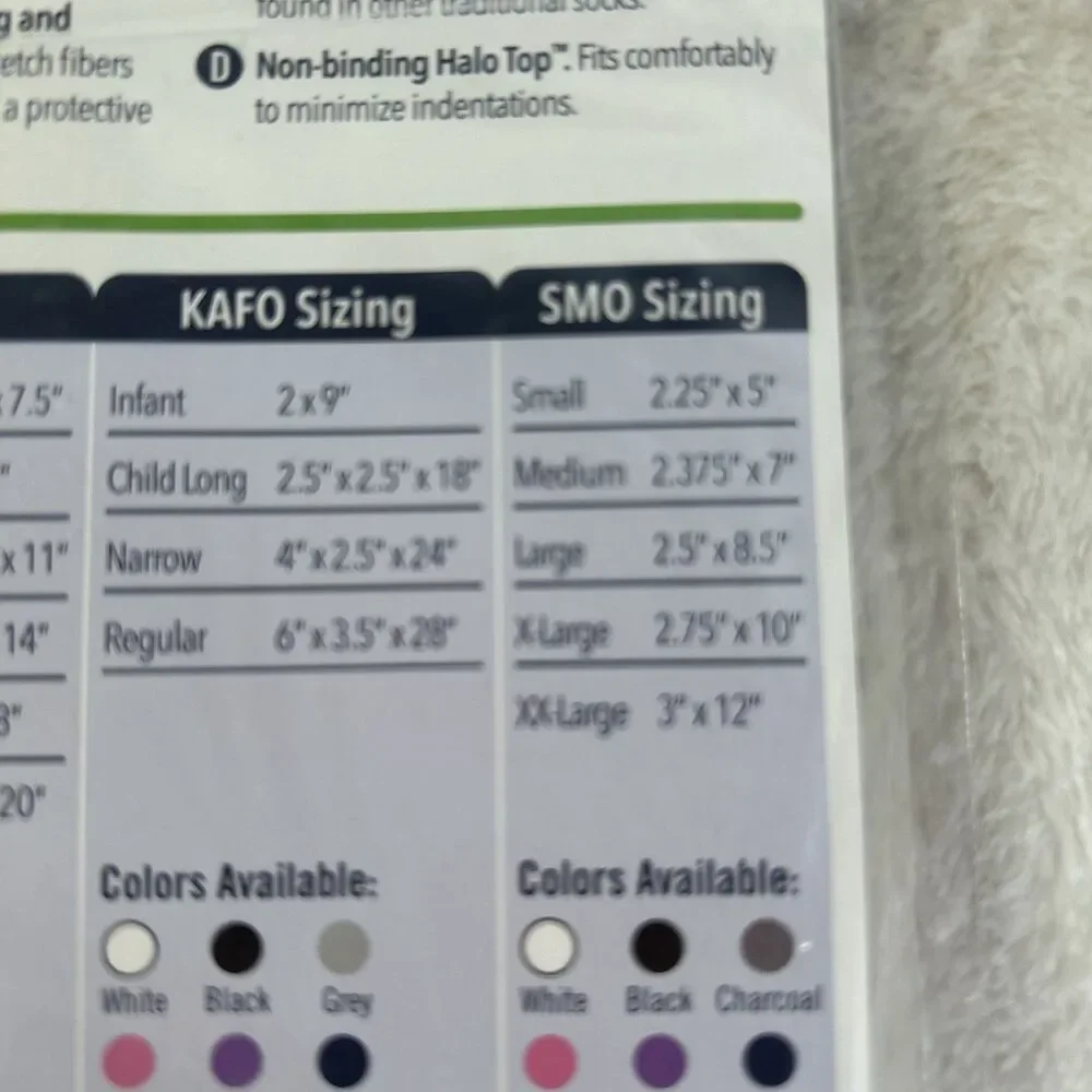 Smartknit White Seamless Small/Child 2.25